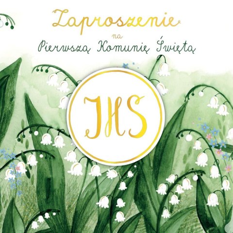 Zaproszenie KW Komunia KONWALIE Henry (5905701485499) Henry