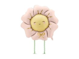 Balon foliowy Kwiatek, 104x104 cm, rumiany różowy Partydeco (FB273-081RM) Partydeco