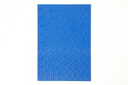 Cyfry samoprzylepne 25 mm niebieskie Farro Farro