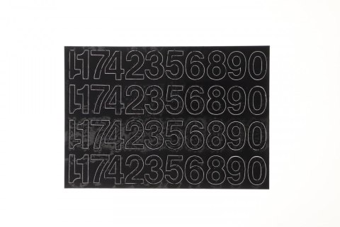 Cyfry samoprzylepne czarne Farro (35mm) Farro