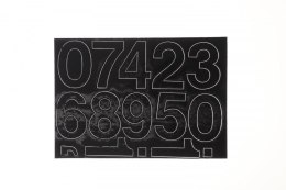 Cyfry samoprzylepne czarne Farro Farro