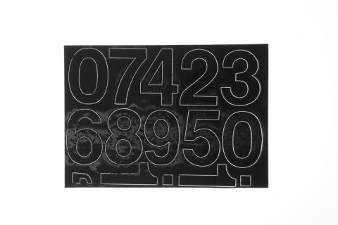 Cyfry samoprzylepne czarne Farro Farro