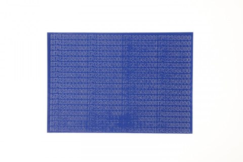 Cyfry samoprzylepne niebieskie Farro Farro