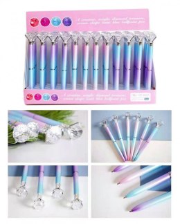 Długopis standardowy z diamentem wkład niebieski 0,7mm Lean (19639) Lean