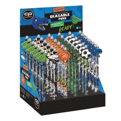 Długopis standardowy Boys wymazywalny wkład niebieski 0,5mm Patio (95338CP) Patio