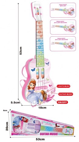 Gitara dziecięca z księżniczką Lean (20894) Lean