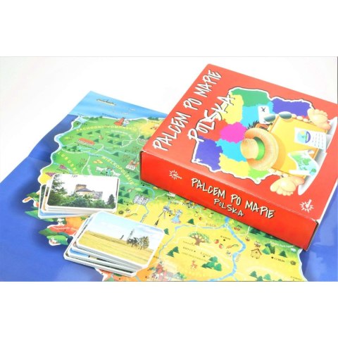 Gra planszowa Palcem po mapie Polska Abino (4183718) Abino