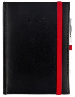 Kalendarz nauczyciela książkowy (terminarz) CZARNY NEBRASKA Z GUMKĄ A5 Wydawnictwo Wokół Nas (A5TN070B-) Wydawnictwo Wokół Nas