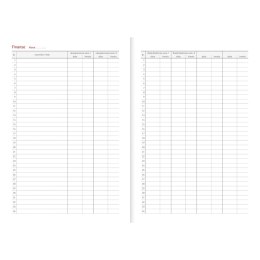 Kalendarz nauczyciela książkowy (terminarz) GRANAT NEBRASKA Z GUMKĄ A5 Wydawnictwo Wokół Nas (A5TN070B-) Wydawnictwo Wokół Nas