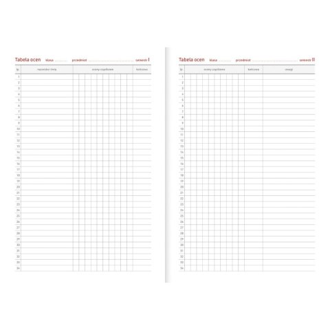 Kalendarz nauczyciela książkowy (terminarz) GRANAT NEBRASKA Z GUMKĄ A5 Wydawnictwo Wokół Nas (A5TN070B-) Wydawnictwo Wokół Nas