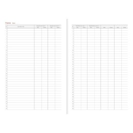 Kalendarz nauczyciela książkowy (terminarz) PCV BEZBARWNY terminarz nauczyciela B5 Wydawnictwo Wokół Nas (KWIATY) Wydawnictwo Wokół Nas