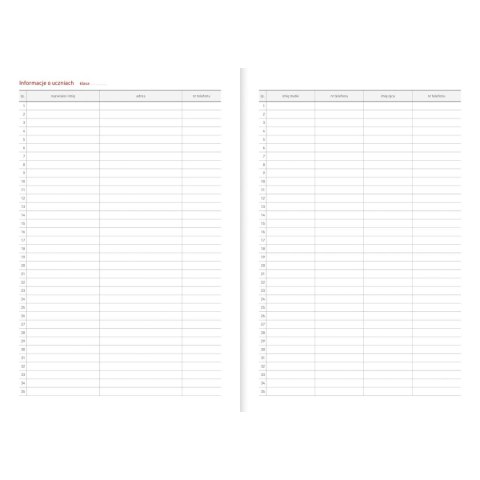 Kalendarz nauczyciela książkowy (terminarz) PCV BEZBARWNY terminarz nauczyciela B5 Wydawnictwo Wokół Nas (KWIATY) Wydawnictwo Wokół Nas