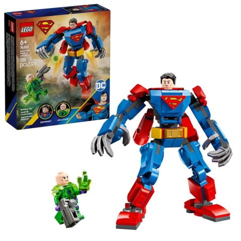 Klocki konstrukcyjne Marvel Super Heroes Mech Supermana™ kontra Lex Luthor™ Lego (76302) Lego