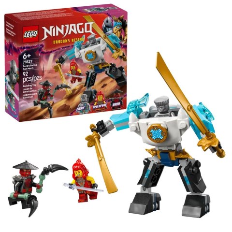 Klocki konstrukcyjne Ninjago Mech w zbroi bojowej Zane'a Lego (71827) Lego
