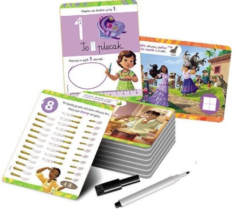 Książeczka edukacyjna Disney Uczy. Cyfry. Karty Ameet (UMK 9301) Ameet