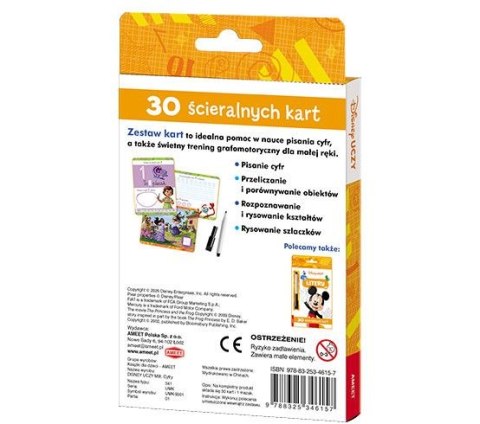 Książeczka edukacyjna Disney Uczy. Cyfry. Karty Ameet (UMK 9301) Ameet