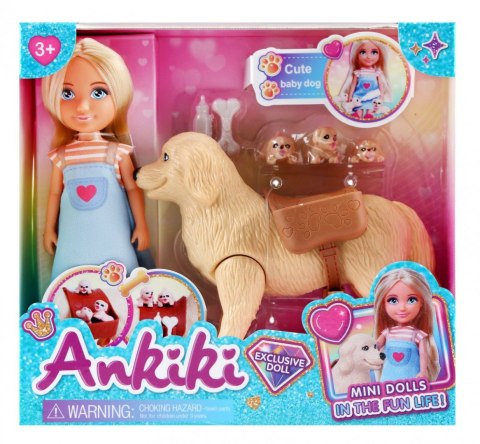 Lalka z pieskiem Lean (24469) Lean