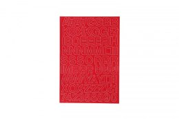 Litery samoprzylepne czerwony Farro Farro