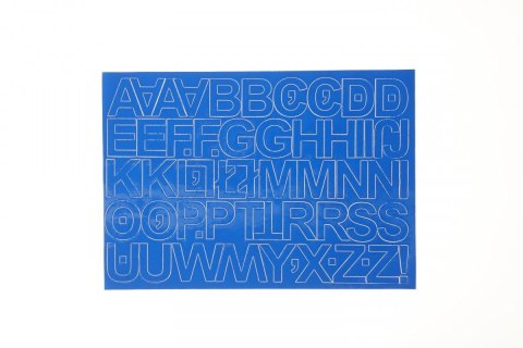 Litery samoprzylepne niebieski Farro Farro