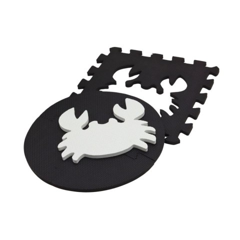 Mata dla malucha Puzzle Mata Kontrastowa Edukacyjna Pianka EVA Czarno-Białe 19 ele. Lean (17481) Lean