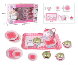 Naczynia zestaw do herbaty różowy 15 el. Lean (24430) Lean