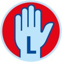 Nożyczki Griffix zaokrąglone leworęczne niebieskie Pelikan (300008592) Pelikan