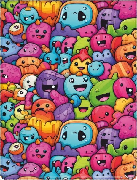 Okładka na dokumenty Pionowa MONSTERS Biurfol (OD-21-40) Biurfol