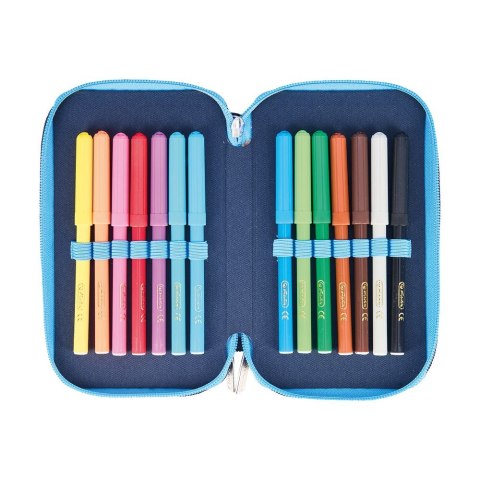 Piórnik Potrójny Cosmic Explorer 31 cz. Herlitz (400197093) Herlitz