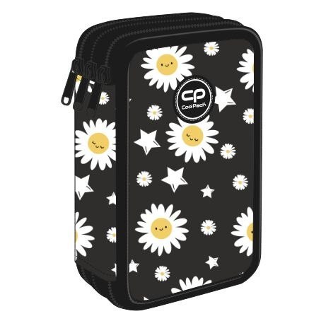 Piórnik CoolPack Jumper 3 DAISY BLACK Patio (F067817) Patio