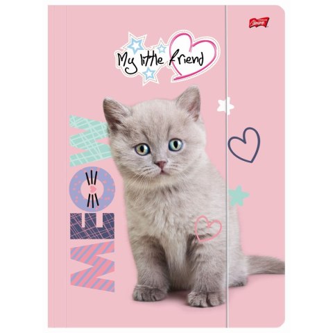 Teczka kartonowa na gumkę My Little Friend FLUFFY KITTY A4 mix 300g Unipap Unipap