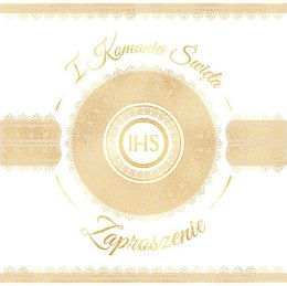 Zaproszenie KW Komunia HOSTIA Henry (5905701485444) Henry