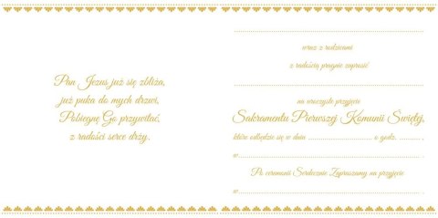 Zaproszenie KW Komunia HOSTIA Henry (5905701485444) Henry