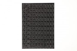 Cyfry samoprzylepne czarne Farro Farro