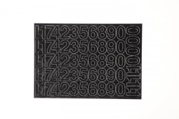 Cyfry samoprzylepne czarne Farro Farro