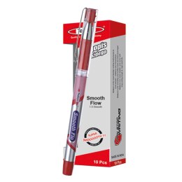 Długopis SMOOTH FLOW wkład czerwony Interdruk (IDŁSMOFLORED) Interdruk