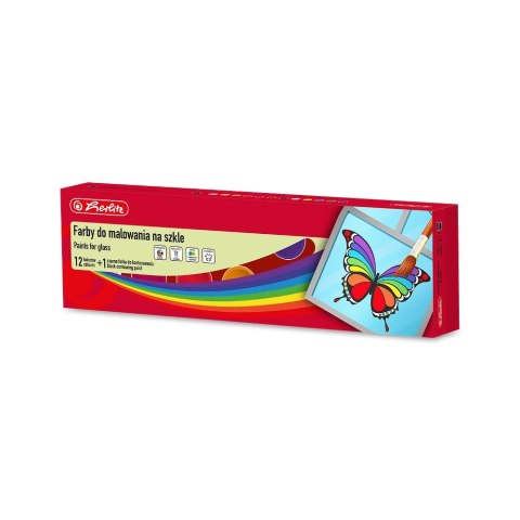 Farba do malowania na szkle 9575655 Herlitz (300022812) Herlitz