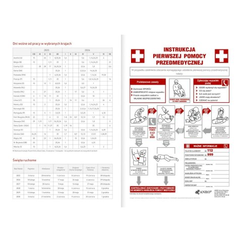 Kalendarz nauczyciela książkowy (terminarz) EKO bezbarwny A5 Wydawnictwo Wokół Nas (A5TA072B) Wydawnictwo Wokół Nas