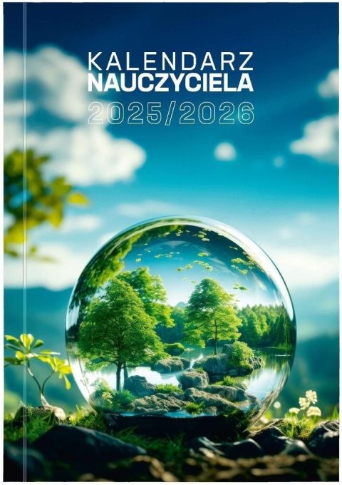 Kalendarz nauczyciela książkowy (terminarz) PCV EKO bezbarwny A5 Wydawnictwo Wokół Nas (A5TN078B) Wydawnictwo Wokół Nas