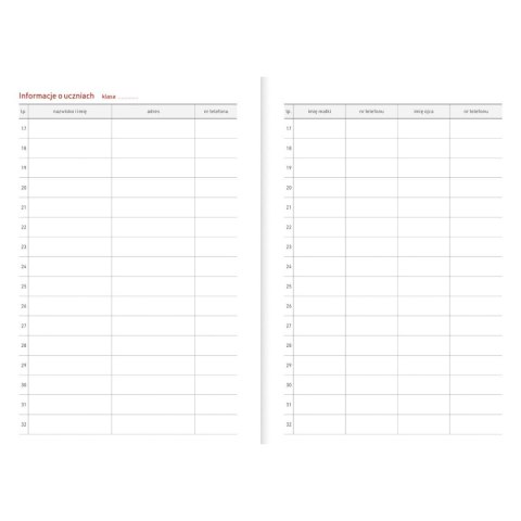 Kalendarz nauczyciela książkowy (terminarz) PCV ROWER bezbarwny B6 Wydawnictwo Wokół Nas (A5TN089B) Wydawnictwo Wokół Nas