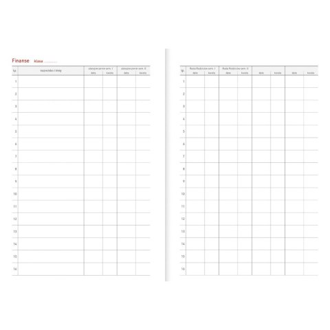 Kalendarz nauczyciela książkowy (terminarz) PCV ROWER bezbarwny B6 Wydawnictwo Wokół Nas (A5TN089B) Wydawnictwo Wokół Nas