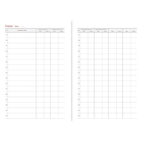 Kalendarz nauczyciela książkowy (terminarz) PCV ROWER bezbarwny B6 Wydawnictwo Wokół Nas (A5TN089B) Wydawnictwo Wokół Nas