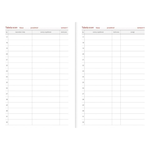 Kalendarz nauczyciela książkowy (terminarz) PCV ROWER bezbarwny B6 Wydawnictwo Wokół Nas (A5TN089B) Wydawnictwo Wokół Nas