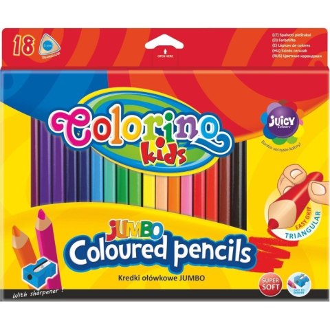 Kredki ołówkowe Colorino Jumbo 18 kol. Patio (15561) Patio
