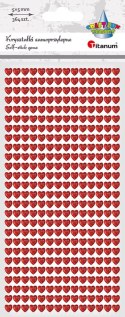 Kryształki Craft-Fun Series serca czerwone Titanum (24BR0201-158) Titanum