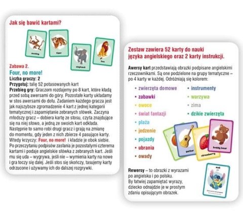 Książeczka edukacyjna Disney Uczy. Elementarz języka angielskiego. Karty Ameet (UEK 9302) Ameet