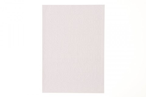 Litery samoprzylepne biały Farro Farro