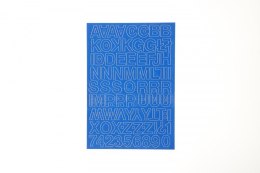 Litery samoprzylepne niebieski Farro Farro