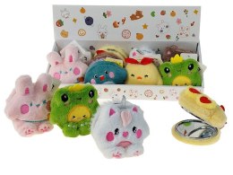 Lusterko w pluszowym etui 8x4cm Adar (601604) Adar