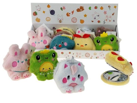 Lusterko w pluszowym etui 8x4cm Adar (601604) Adar