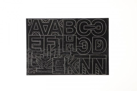 Naklejka (nalepka) litery Farro Farro